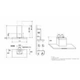 Whirlpool 惠而浦 AKR4071/IX 76CM AirClean Fit 掛牆煙囱式抽油煙機