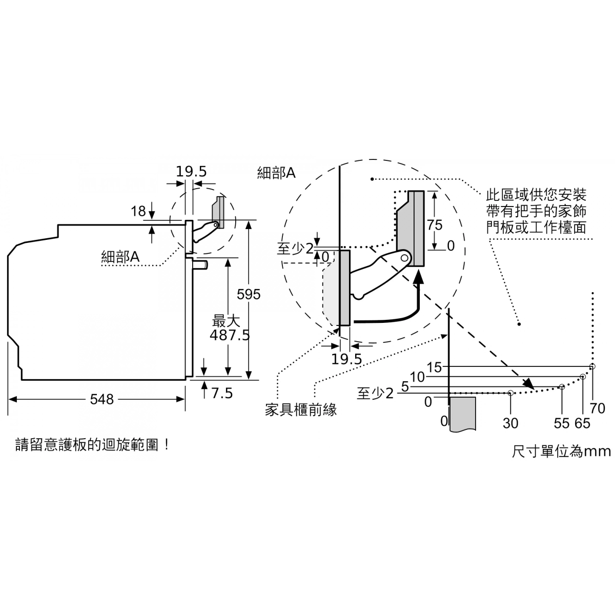 Bosch 博世 HSG7584B1 71公升 60厘米 嵌入式蒸焗爐