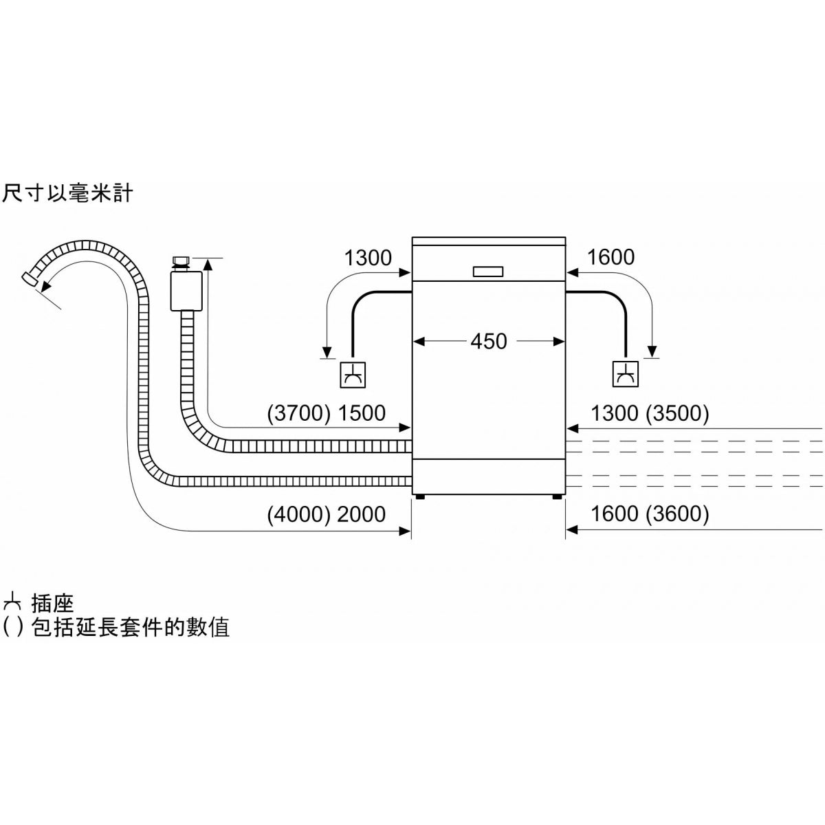 Bosch 博世 SPV6ZMX17E 45厘米 10套標準餐具 Series 6 嵌入式洗碗碟機